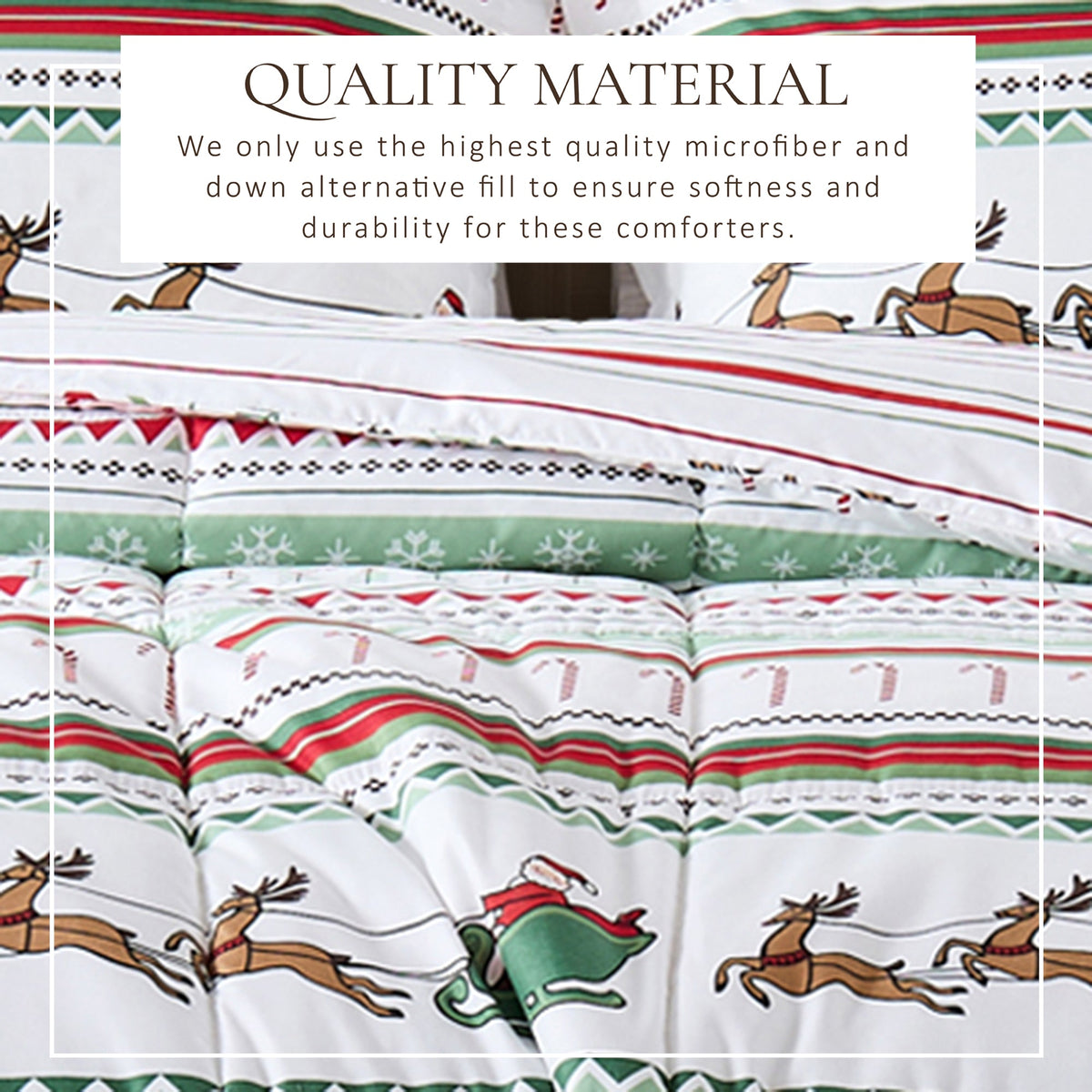 Reversible Christmas Comforter and Sham Set - Holiday Lodge, photo 90 of 120