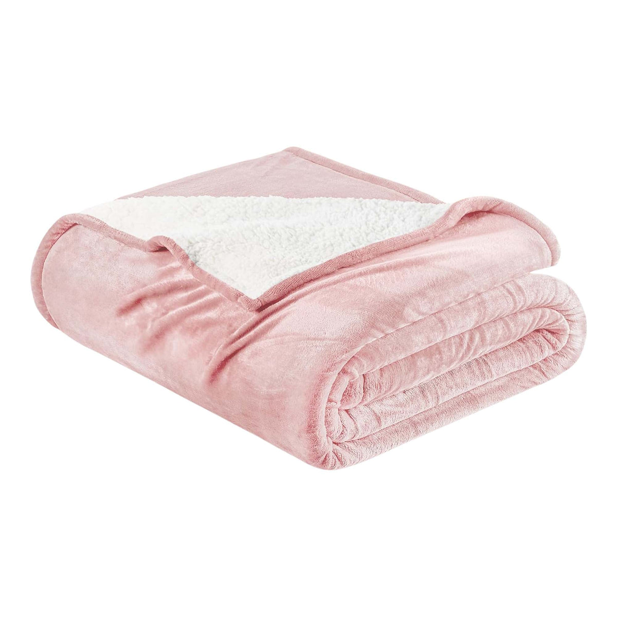 Velvet Plush Sherpa Bed Blanket - Sherpa Fleece, photo 16 of 69