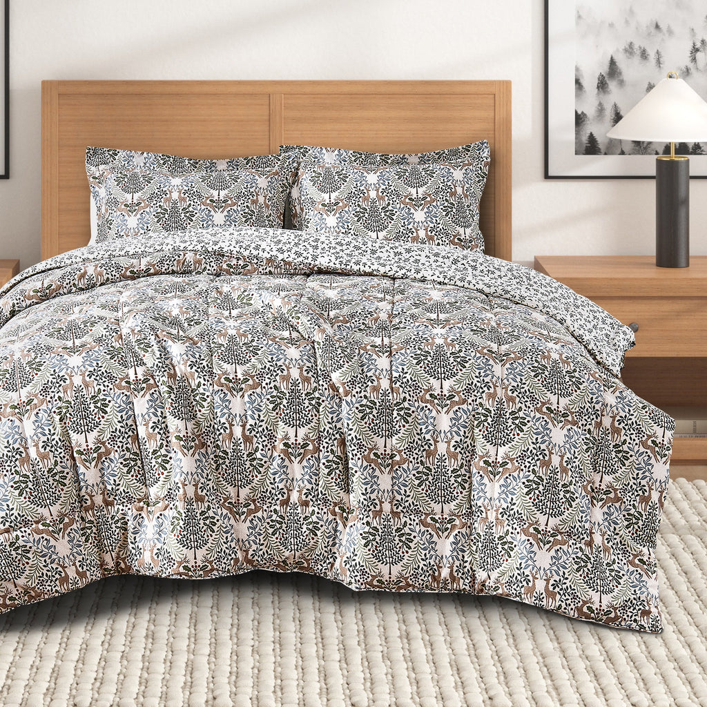 Reversible Christmas Comforter and Sham Set - Holiday Lodge, photo 103 of 120