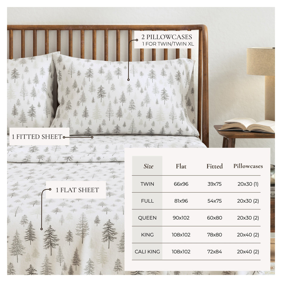 Turkish Cotton Flannel Sheet - Stratton, photo 14 of 74