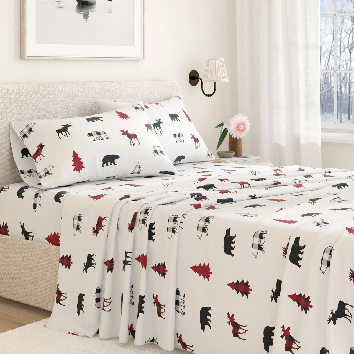 100% Turkish Cotton Flannel Sheet Sets - Boulder Collection, photo 11 of 40