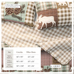 Rustic Landscape Quilt Set - Matthew Collection, photo 3 of 24