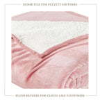 Velvet Plush Sherpa Bed Blanket - Sherpa Fleece, photo 20 of 69