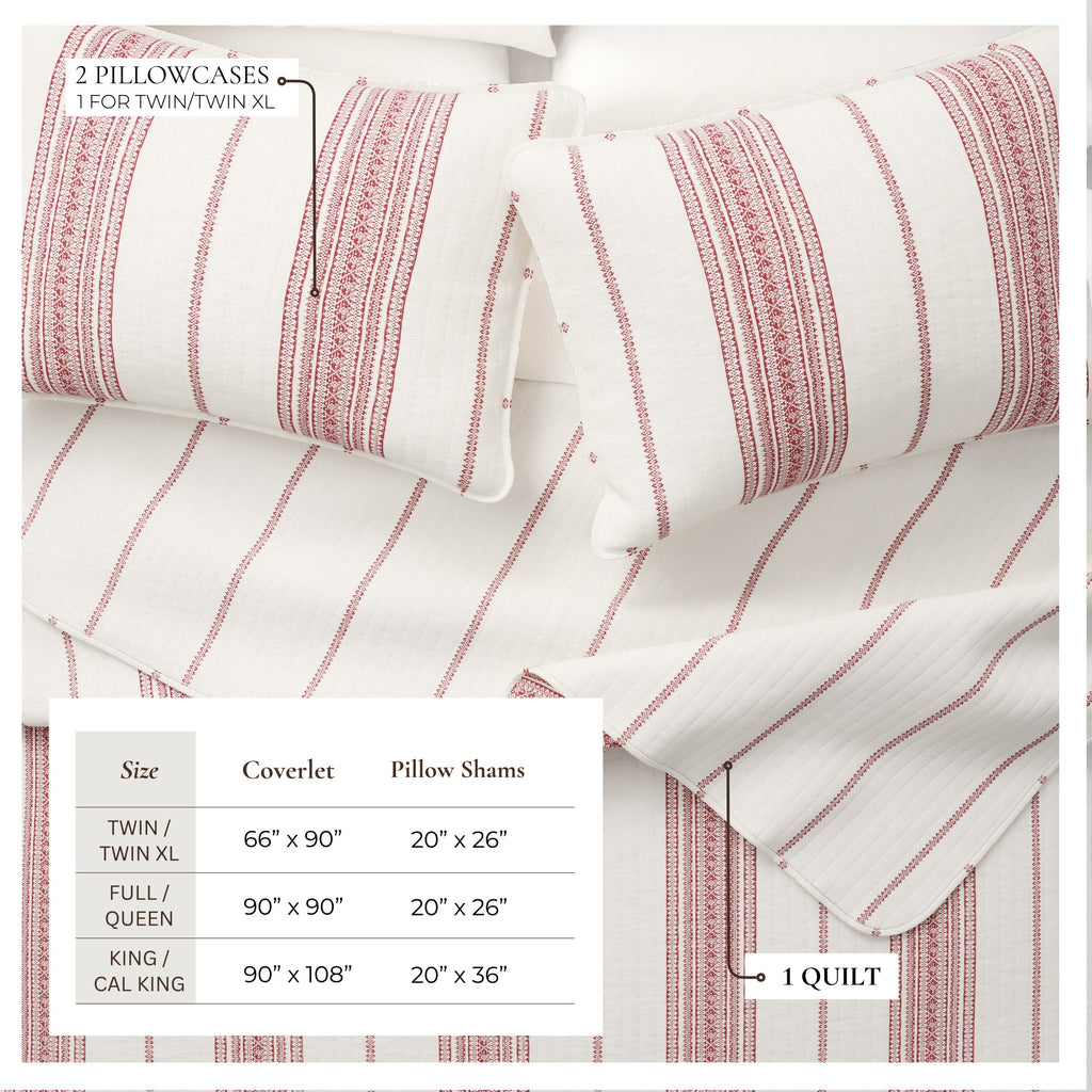 Stripe Quilt - Wesley Collection, photo 15 of 24