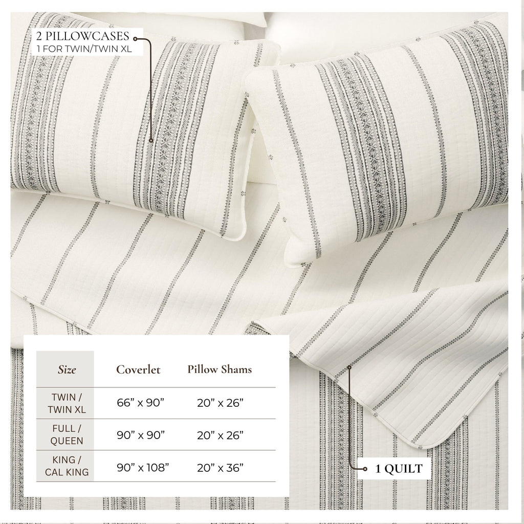 Stripe Quilt - Wesley Collection, photo 21 of 24