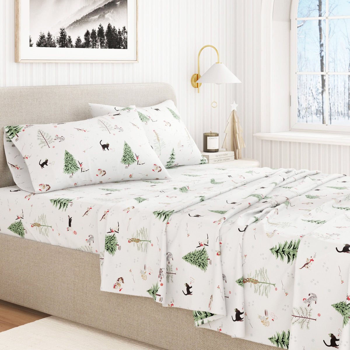 100% Turkish Cotton Flannel Sheet Sets - Boulder Collection, photo 23 of 40