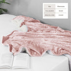 Velvet Plush Sherpa Bed Blanket - Sherpa Fleece, photo 18 of 69