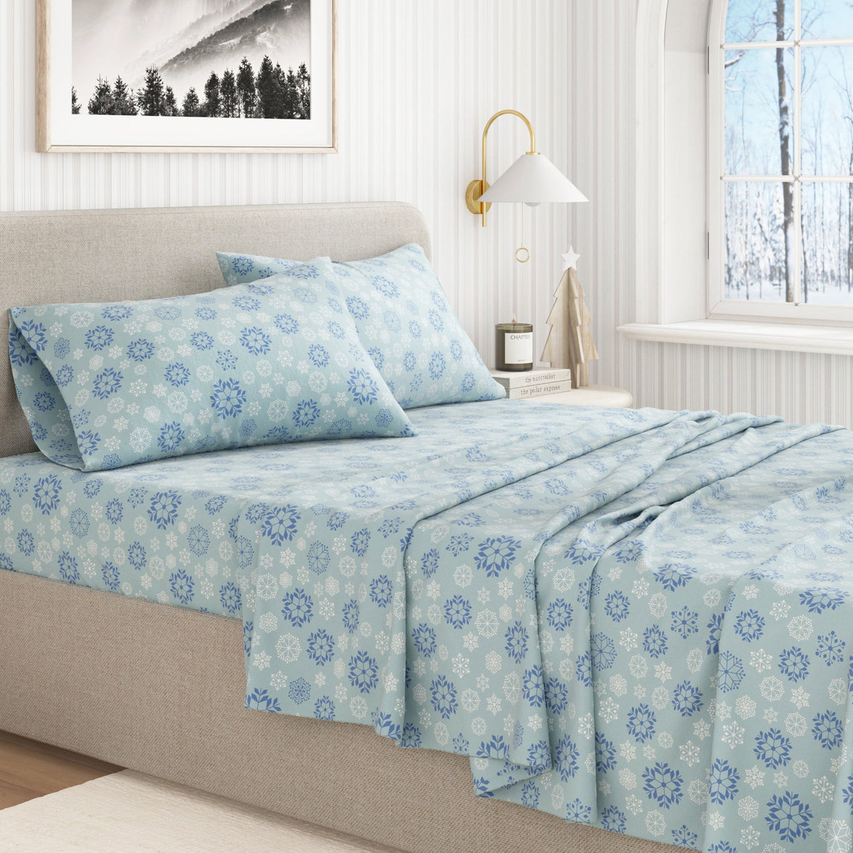 Turkish Cotton Flannel Sheet - Stratton, photo 34 of 74