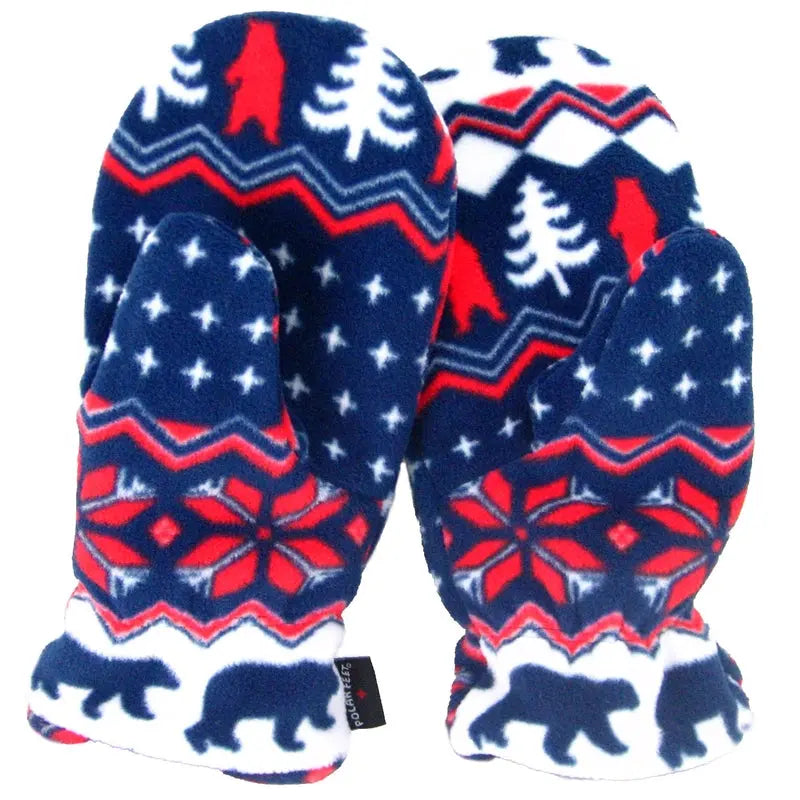 Polar Feet Fleece Mittens - Warm Fleece Gloves for Winter, photo 15 of 18