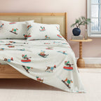 Turkish Cotton Christmas Flannel Sheet Set - Whittaker, photo 35 of 69