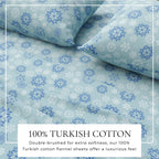 Turkish Cotton Flannel Sheet - Stratton, photo 31 of 74