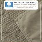 100% Cotton Honeycomb Waffle Garment Washed Quilt Set, photo 34 of 42