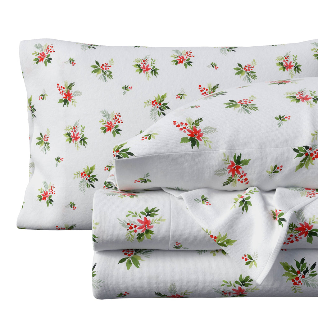 Turkish Cotton Flannel Sheet Set - Elevated Holiday, photo 44 of 48