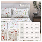 Turkish Cotton Christmas Flannel Sheet Set - Whittaker, photo 20 of 69