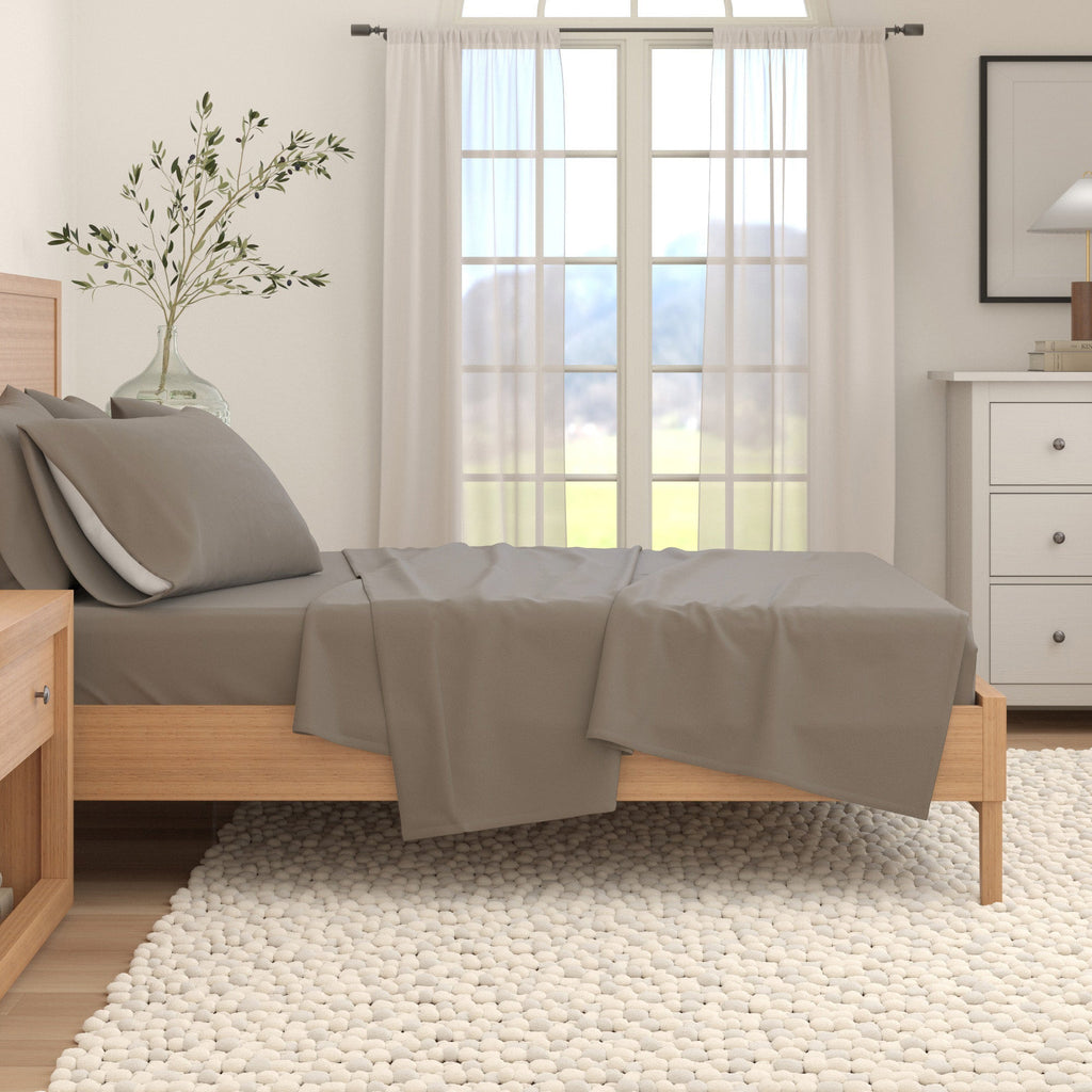 Cotton Solid Flannel Sheet - Nordic, photo 29 of 60