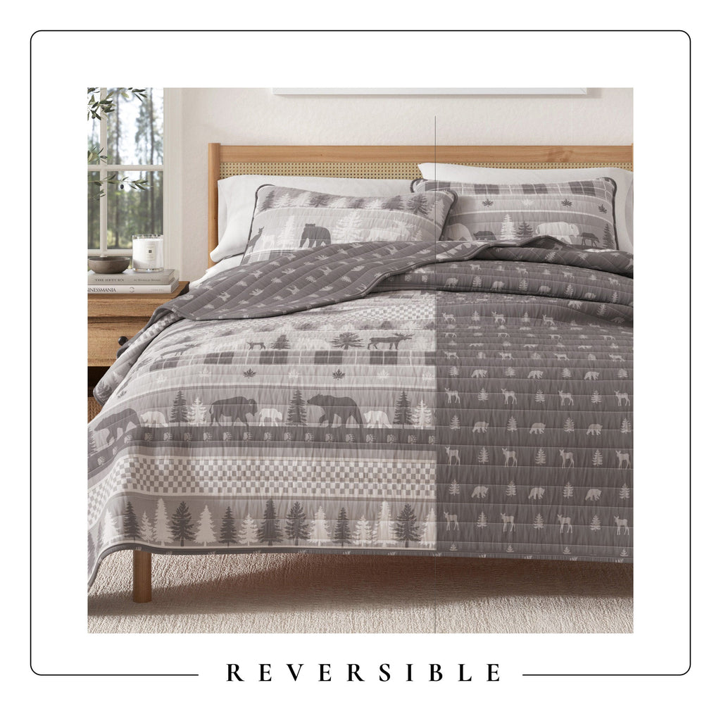 Rustic Landscape Quilt Set - Matthew Collection, photo 17 of 24