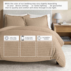 100% Cotton Honeycomb Waffle Duvet Set - Mattea, photo 18 of 42