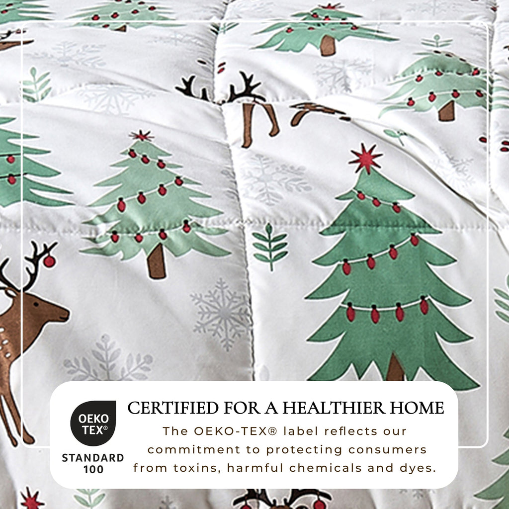 Reversible Christmas Comforter and Sham Set - Holiday Lodge, photo 80 of 120