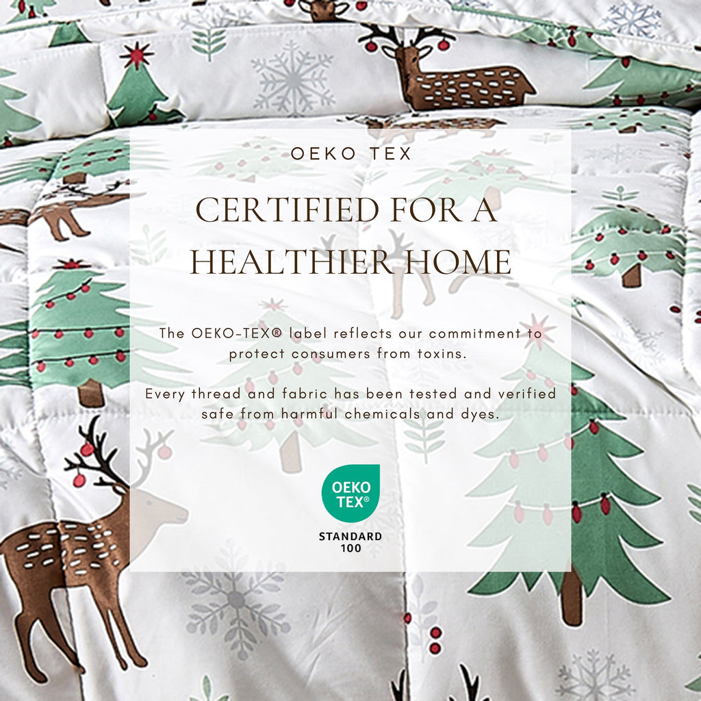 Reversible Christmas Comforter and Sham Set - Holiday Lodge, photo 82 of 120