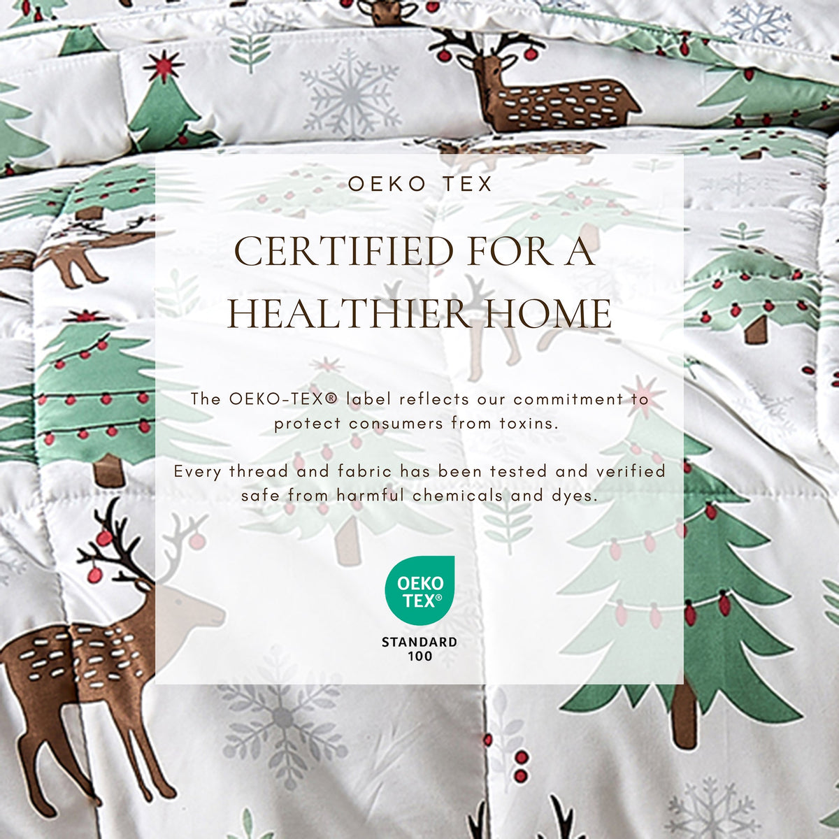 Reversible Christmas Comforter and Sham Set - Holiday Lodge, photo 82 of 120