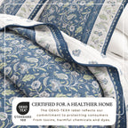 Floral Boho Printed Cotton Quilt Set - Indira Collection, photo 8 of 12