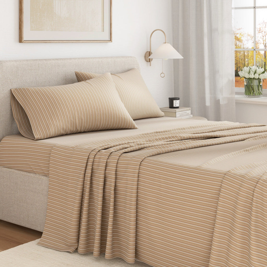 Turkish Cotton Flannel Sheet Set - Plaid & Stripe Collection, photo 29 of 30