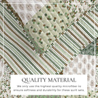 Floral Patchwork Quilt Set - Damia Collection, photo 2 of 6