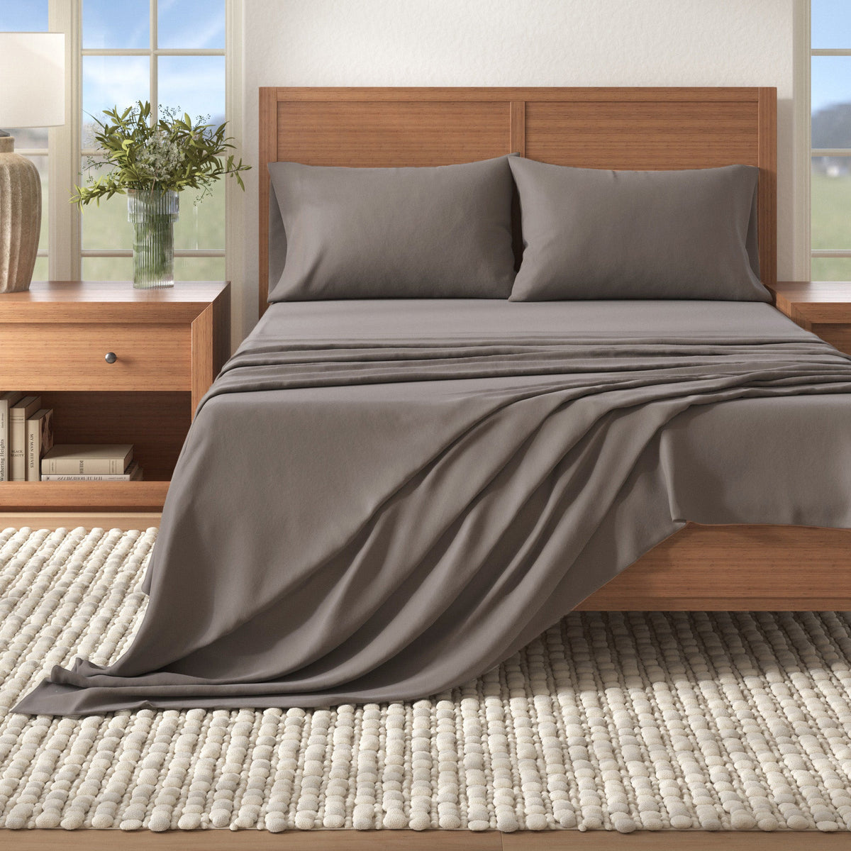 Cotton Solid Flannel Sheet - Nordic, photo 25 of 60