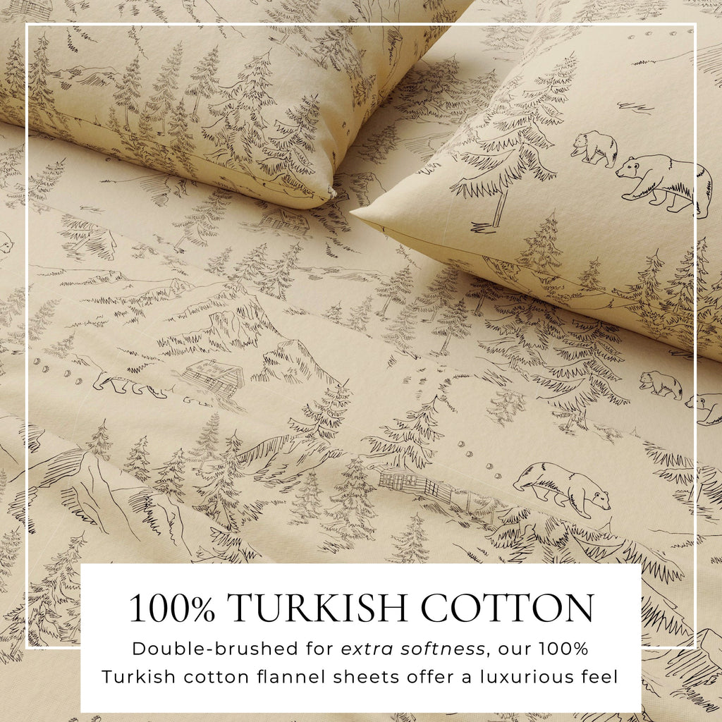 Turkish Cotton Flannel Sheet - Stratton, photo 61 of 74