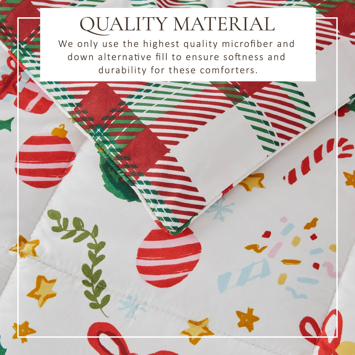 Reversible Christmas Comforter and Sham Set - Holiday Lodge, photo 57 of 120