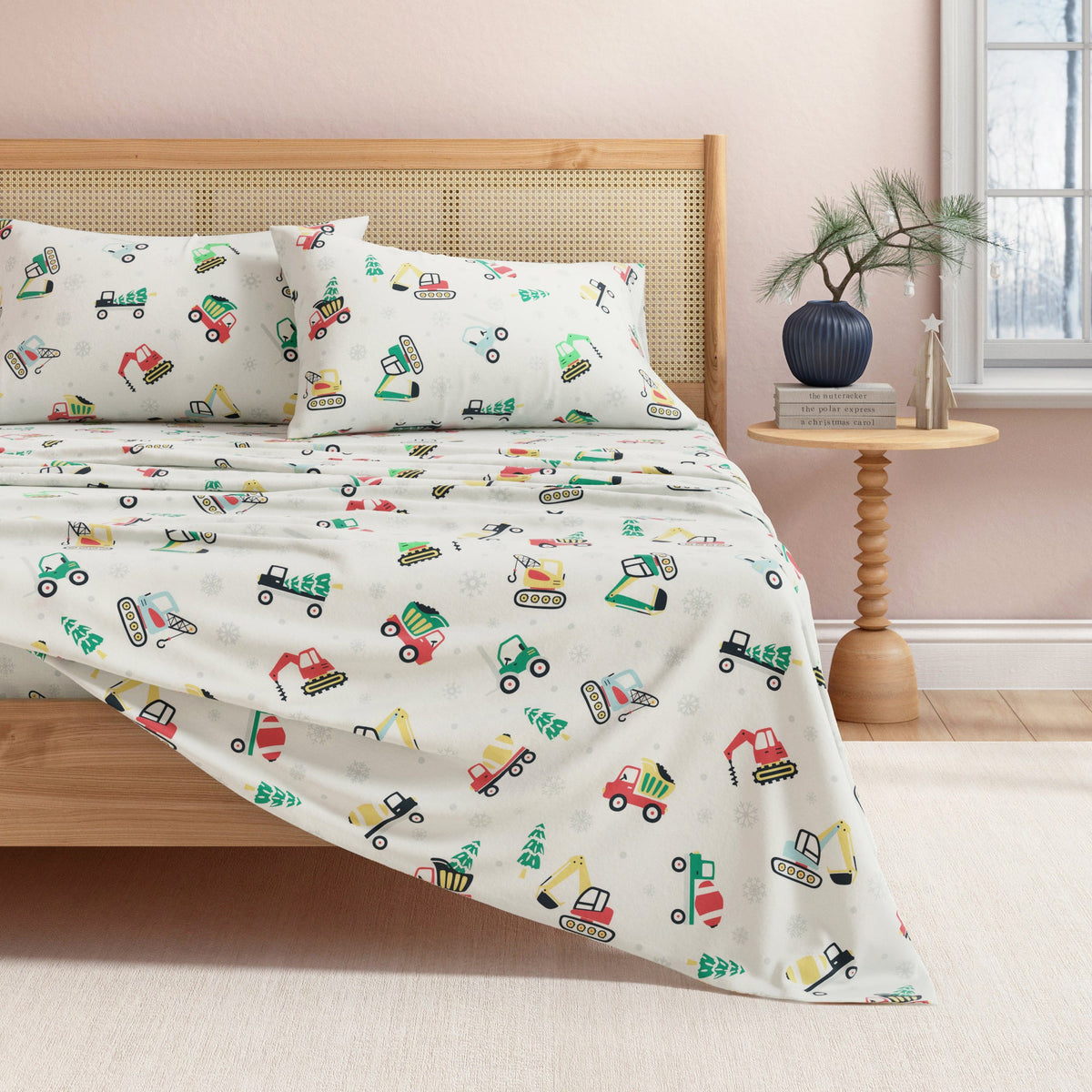 Turkish Cotton Christmas Flannel Sheet - Whittaker, photo 34 of 99
