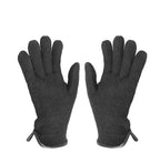 tittimitti® 100% Virgin Wool Unisex Gloves with Genuine Leather Trim, photo 2 of 7