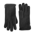 tittimitti 100% Virgin Wool Unisex Gloves with Genuine Leather Trim