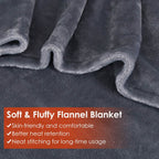 USB Heated Blanket Poncho Shawl Wrap Throw with Zipper, photo 10 of 12