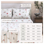 Turkish Cotton Christmas Flannel Sheet Set - Whittaker, photo 31 of 69
