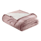 Velvet Plush Sherpa Bed Blanket - Sherpa Fleece, photo 11 of 69