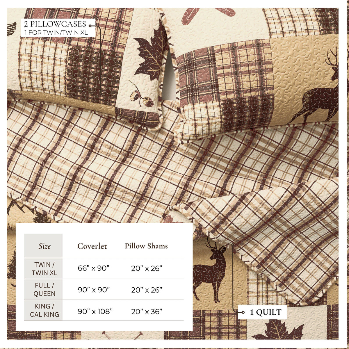 Redwood Lodge Quilt Set, photo 3 of 6
