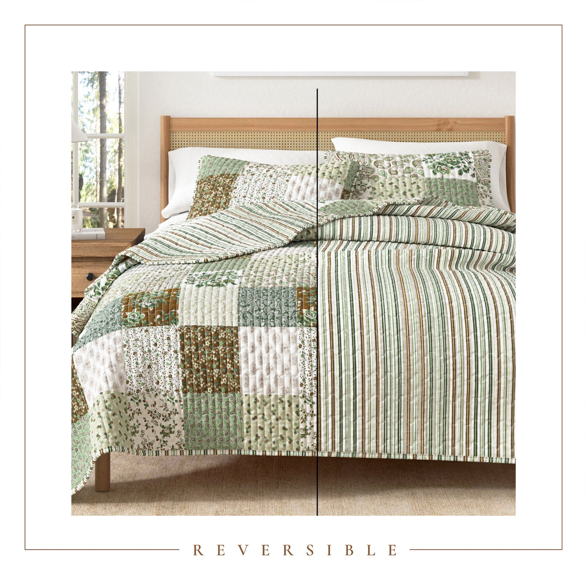 Floral Patchwork Quilt Set - Damia Collection, photo 3 of 6