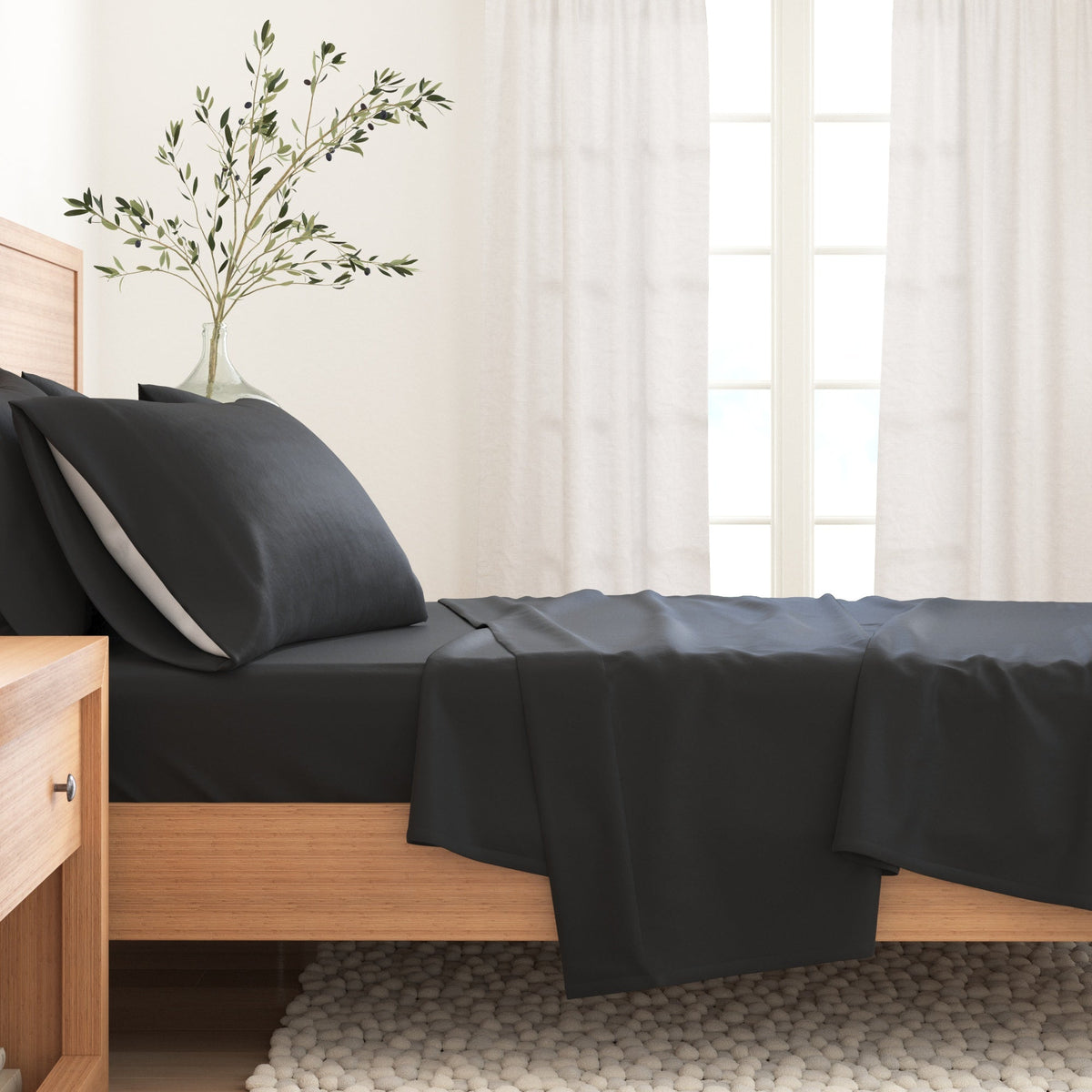 Cotton Solid Flannel Sheet - Nordic, photo 33 of 60