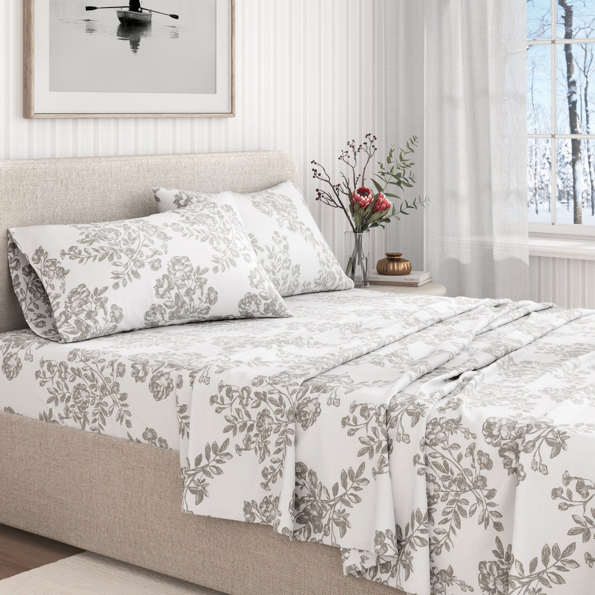 Turkish Cotton Flannel Sheet - Belle, photo 48 of 101