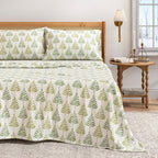 Turkish Cotton Flannel Sheet Set - Elevated Holiday, photo 25 of 48