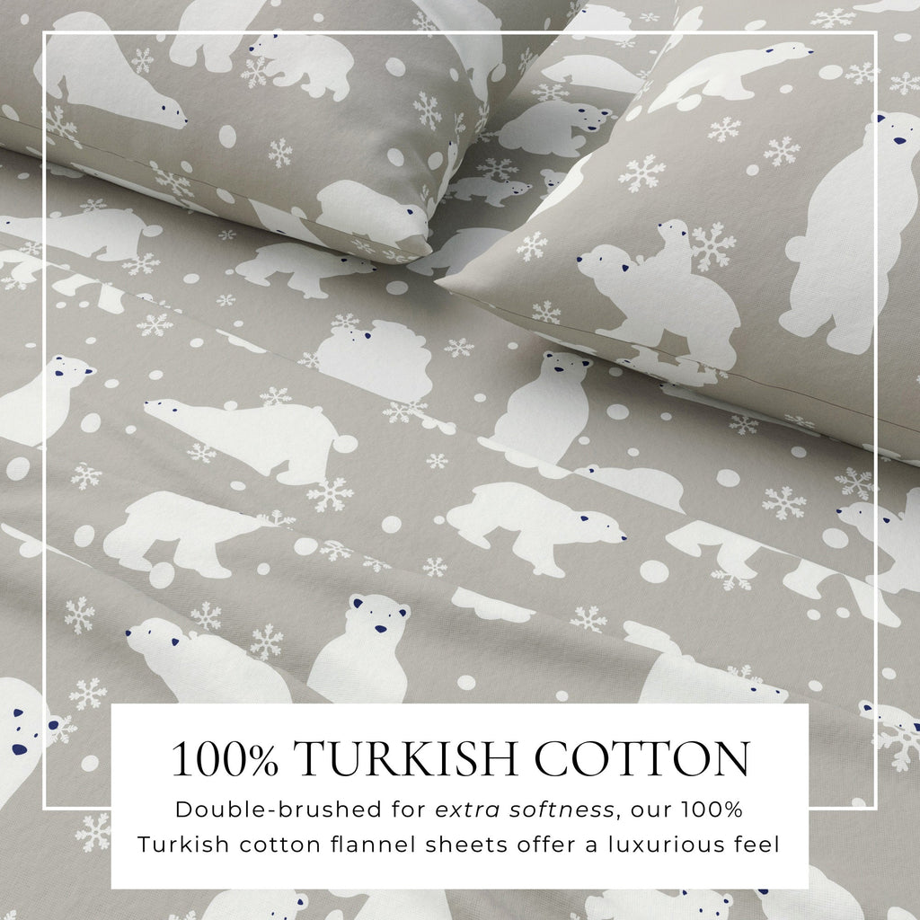 Turkish Cotton Flannel Sheet - Stratton, photo 49 of 74