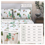 Turkish Cotton Christmas Flannel Sheet Set - Whittaker, photo 55 of 69