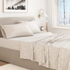 Turkish Cotton Flannel Sheet Set - Elevated Holiday, photo 17 of 48