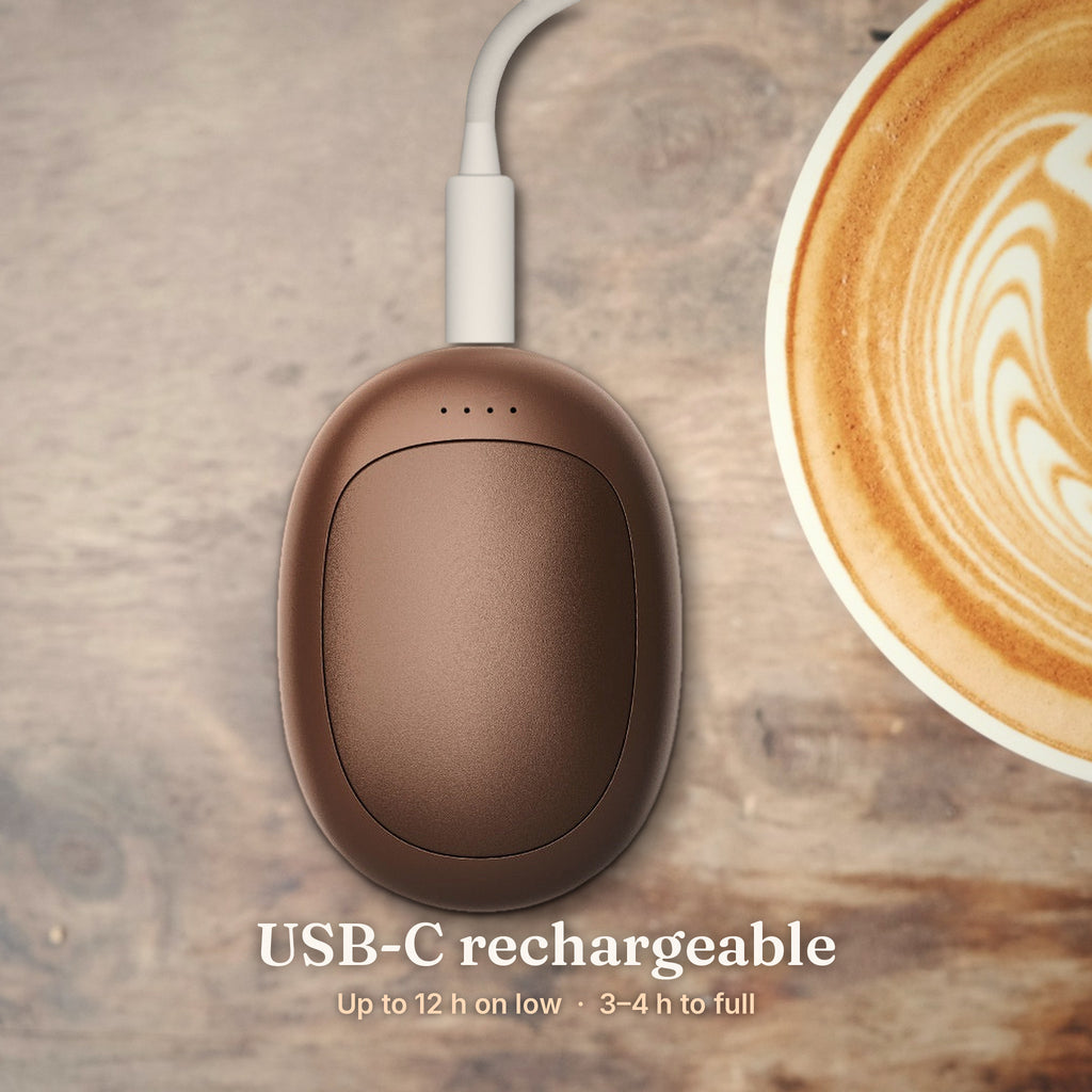 USB-C rechargeable – up to 12 hours on low