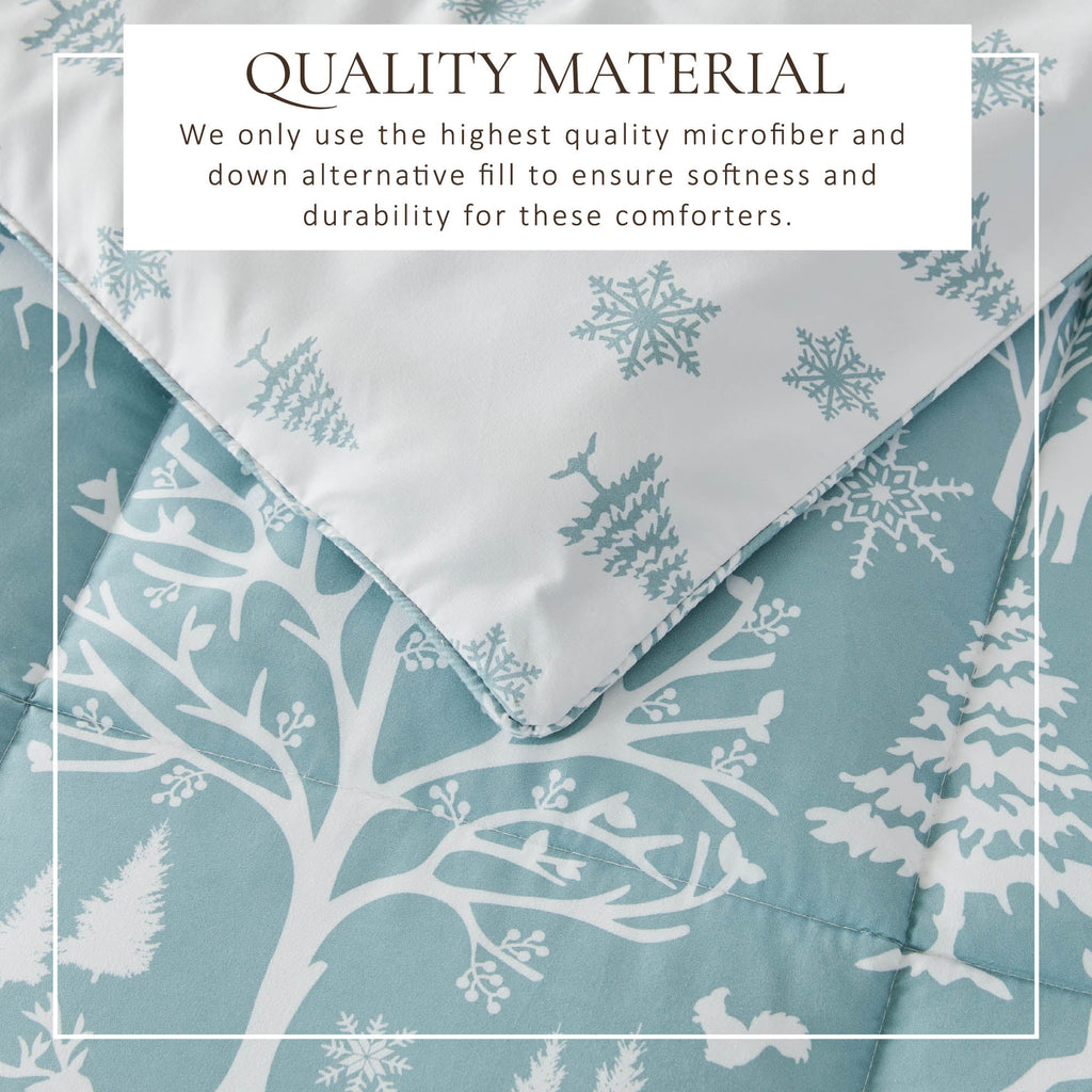 Reversible Christmas Comforter and Sham Set - Holiday Lodge, photo 44 of 120