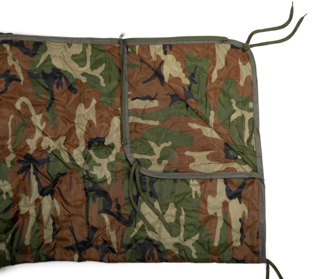 Woobie Blanket 2.0 Poncho Liner with Stuff Sack, Woodland