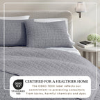 100% Cotton Honeycomb Waffle Garment Washed Quilt Set, photo 38 of 42