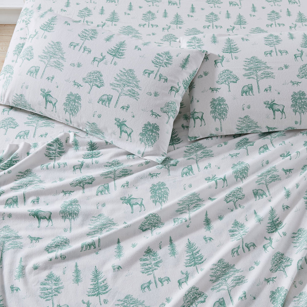 Turkish Cotton Flannel Sheet - Stratton, photo 11 of 74