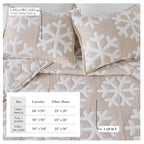 Matelassé Snowflake Quilt Set - Nino Collection, photo 24 of 24